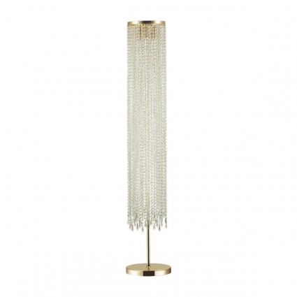 Торшер Odeon Light Chokka 5028/3F для гостиной площадью до 8 кв.м., цвет золотой,  в стиле модерн
