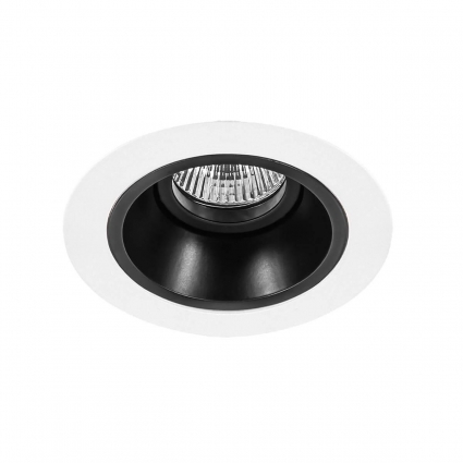 Встраиваемый светильник Lightstar Domino (214616+214607) D61607 для кухни площадью до 2.8 кв.м.,  в стиле Хай-тек