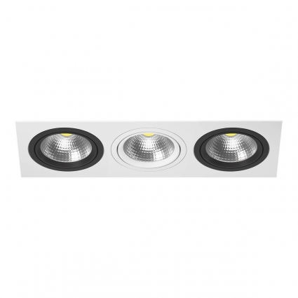 Встраиваемый светильник Lightstar Intero 111 (217836+217907+217906+217907) i836070607 для офиса площадью до 5.6 кв.м.,  в стиле Хай-тек