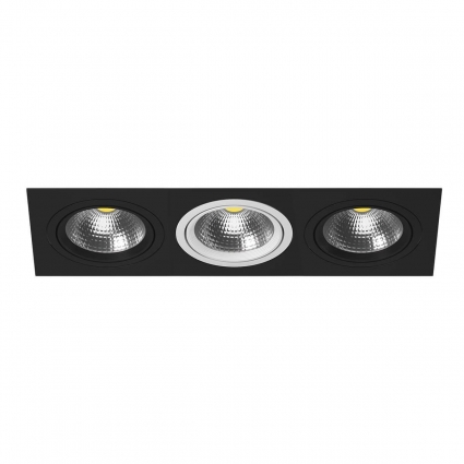 Встраиваемый светильник Lightstar Intero 111 (217837+217907+217906+217907) i837070607 для офиса площадью до 5.6 кв.м.,  в стиле Хай-тек