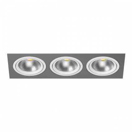 Встраиваемый светильник Lightstar Intero 111 (217839+217906+217906+217906) i839060606 для офиса площадью до 5.6 кв.м.,  в стиле Хай-тек