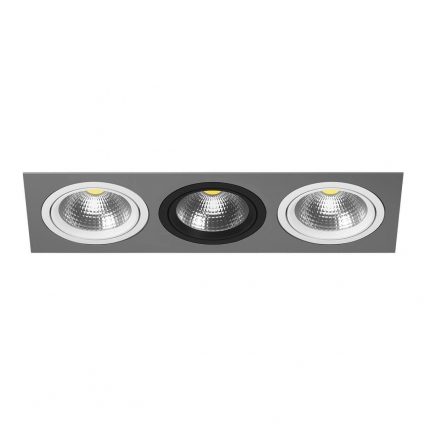 Встраиваемый светильник Lightstar Intero 111 (217839+217906+217907+217906) i839060706 для офиса площадью до 5.6 кв.м.,  в стиле Хай-тек