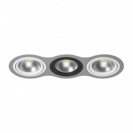 Встраиваемый светильник Lightstar Intero 111 (217939+217906+217907+217906) i939060706 для офиса площадью до 8.3 кв.м.,  в стиле Хай-тек