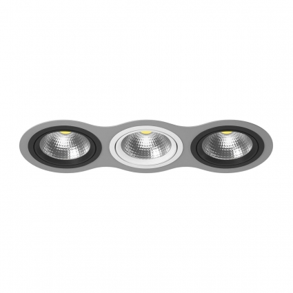 Встраиваемый светильник Lightstar Intero 111 (217939+217907+217906+217907) i939070607 для офиса площадью до 8.3 кв.м.,  в стиле Хай-тек