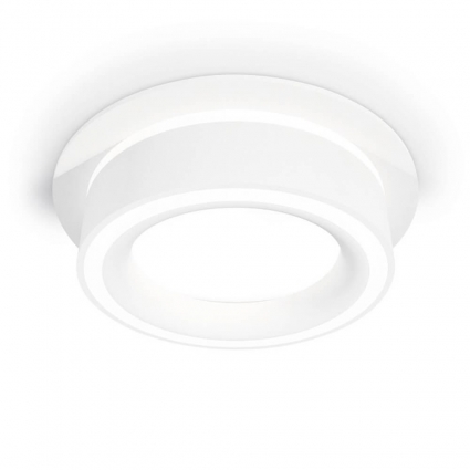 Комплект встраиваемого светильника Ambrella light XC8050018 SWH/FR белый песок/белый матовый GX53 (C8050, N8433), цвет белый