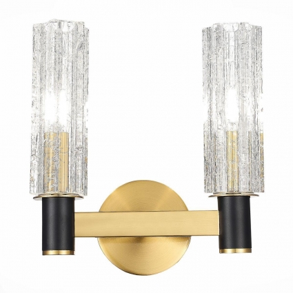 Бра ST Luce Casali SL1238.301.02 для гостиной площадью до 4 кв.м., цвет латунь