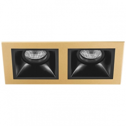 Встраиваемый светильник Lightstar Domino Quadro (214523+214507+214507) D5230707 для прихожей площадью до 25 кв.м.,  в стиле Хай-тек