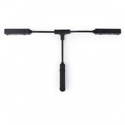 Коннектор питания гибкий T-образный Ambrella light Track System Magnetic GL3638, цвет черный