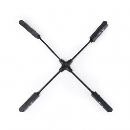 Коннектор питания гибкий X-образный Ambrella light Track System Magnetic GL3639, цвет черный