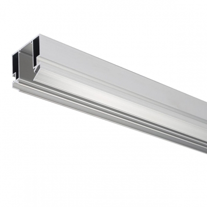 Корпус для встраиваемого в натяжной потолок шинопровода Ambrella light Track System Magnetic GL3345, цвет алюминий