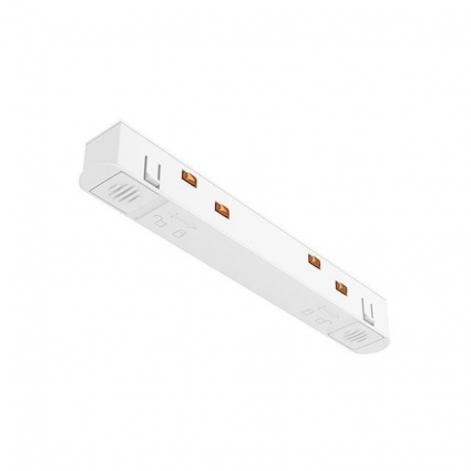 Коннектор питания прямой Maytoni Technical Magnetic track system TRA034PC-42W, цвет белый