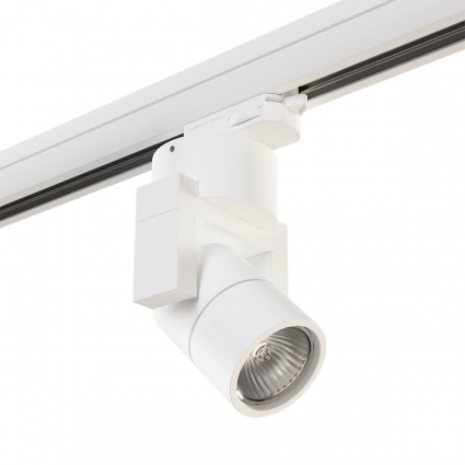 Трековый светильник Lightstar Illumo L1 (594076+051046) A3T051046 для магазина площадью до 2.8 кв.м.,  в стиле Хай-тек
