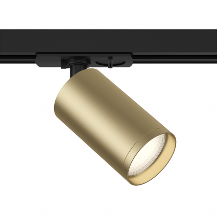 Трековый светильник Maytoni Technical Focus TR020-1-U-GU10-BMG для магазина, цвет матовое золото,  в современном стиле