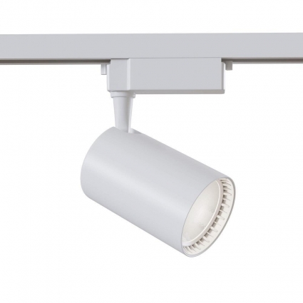 Трековый светильник Maytoni Technical Vuoro TR003-1-26W3K-S-W для магазина, цвет белый,  в современном стиле
