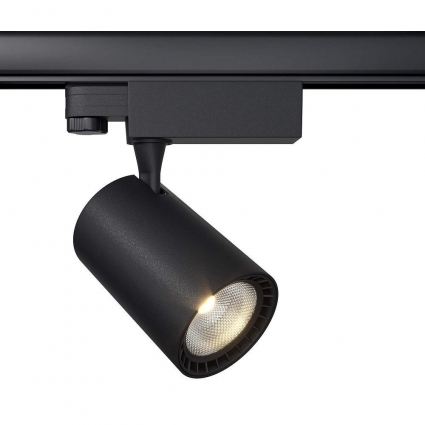 Трековый светильник Maytoni Technical Vuoro TR003-1-26W4K-W-B для магазина, цвет черный,  в современном стиле