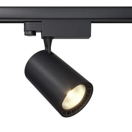 Трековый светильник Maytoni Technical Vuoro TR029-3-10W3K-M-B для магазина, цвет черный,  в современном стиле