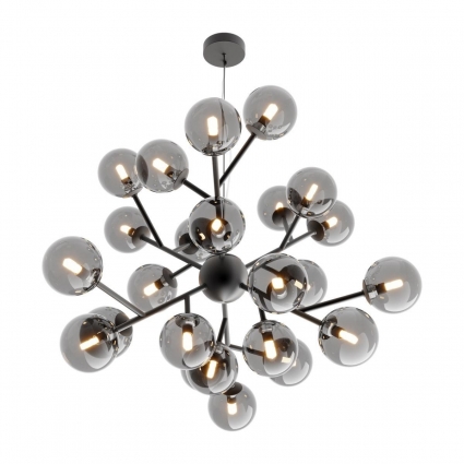 Подвесная люстра Maytoni Dallas MOD545PL-24B для гостиной, цвет черный,  в стиле модерн