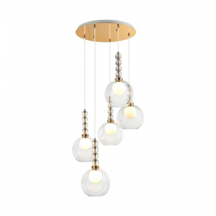 Подвесная люстра Stilfort Designo 2166/05/05P для гостиной площадью до 13 кв.м.,  в стиле модерн