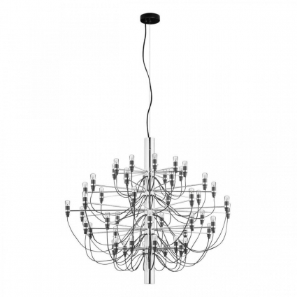 Подвесная люстра Loft IT Gino 10196/1000 Chrome для гостиной, цвет хром,  в стиле модерн