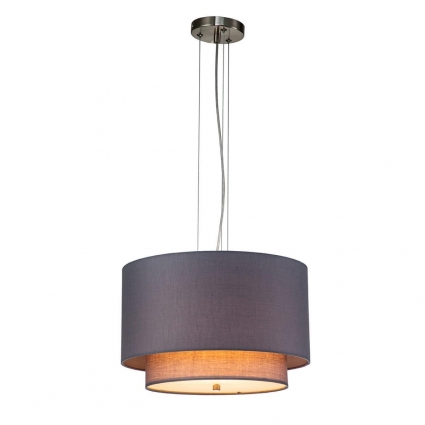 Подвесной светильник Indigo NEBBIA 13020/1P Nickel V000354 для кафе и ресторанов площадью до 3 кв.м.,  в классическом стиле