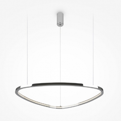Подвесной светодиодный светильник Maytoni Glint MOD072PL-L28CH3K для гостиной, цвет хром,  в стиле модерн