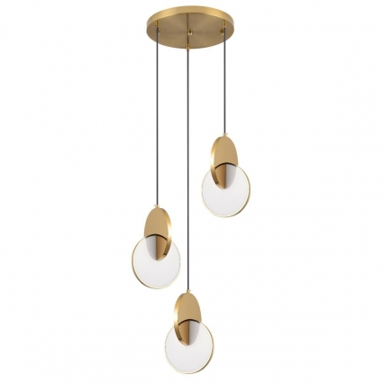 Подвесной светодиодный светильник Moderli Mesa V10513-PL для гостиной, цвет золотой,  в современном стиле