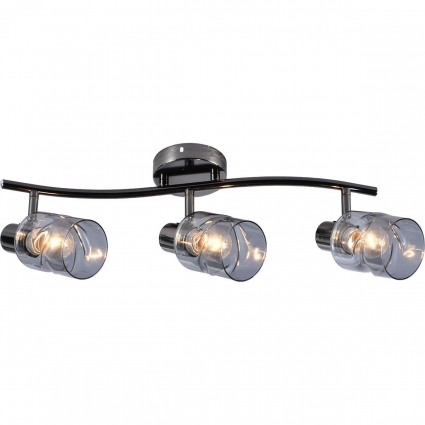 Спот Reluce 05964-0.8-03 PEARL BK для прихожей площадью до 24 кв.м., цвет черный,  в современном стиле