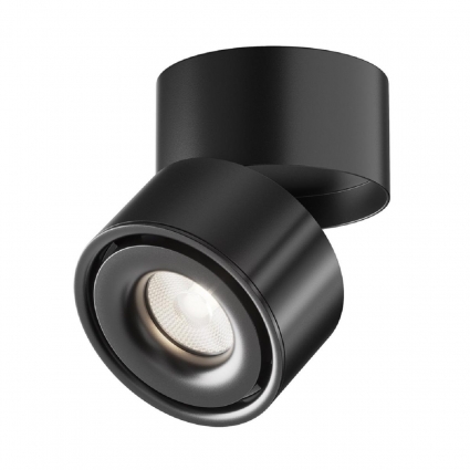 Светодиодный спот Maytoni Technical Yin C084CL-15W4K-B для кафе и ресторанов, цвет черный,  в стиле Хай-тек