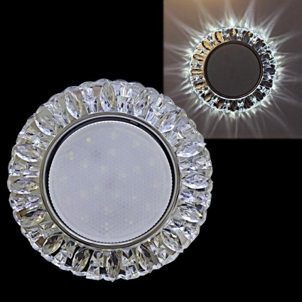 Точечный светильник Reluce 53408-9.0-001PL GX53+LED4W CL, цвет хром,  в современном стиле
