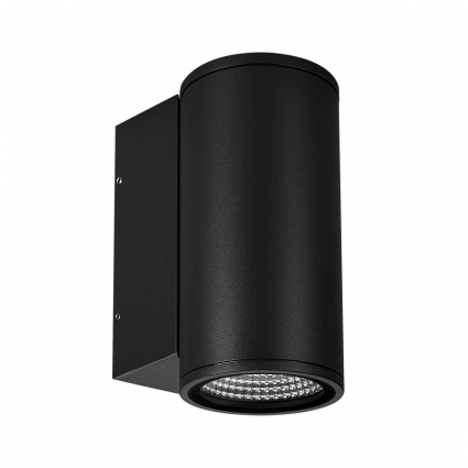 Уличный настенный светодиодный светильник Arlight LGD-Forma-Wall-R90-12W Warm3000 037258, цвет черный,  в современном стиле