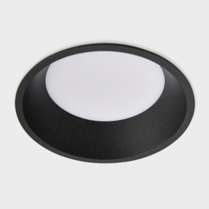 Встраиваемый светодиодный светильник Italline IT06-6012 black 3000K для офиса, цвет черный,  в современном стиле
