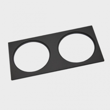 Рамка декоративная Italline IT08-8015 black, цвет черный,  в современном стиле