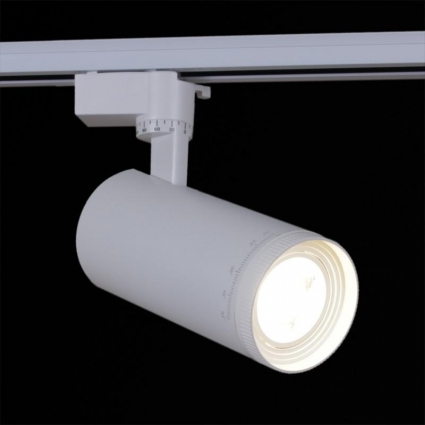 Трековый светильник Reluce 05830-9.3-001QY LED30W WT для магазина, цвет белый,  в современном стиле
