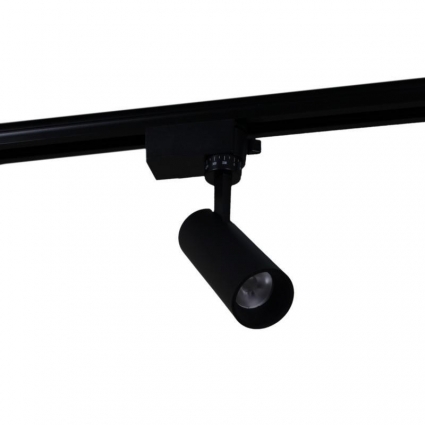 Трековый светильник Reluce 06612-9.3-001QY LED12W BK для магазина, цвет черный,  в современном стиле
