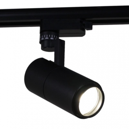 Трековый светильник Reluce 06712-9.3-001QY LED12W BK для магазина, цвет черный,  в современном стиле
