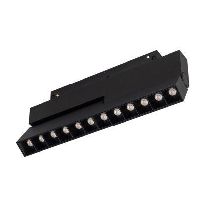 Трековый светодиодный светильник Arlight Mag-Orient-Laser-Fold-S230-12W Warm3000 034642(1) для гостиной, цвет черный,  в современном стиле