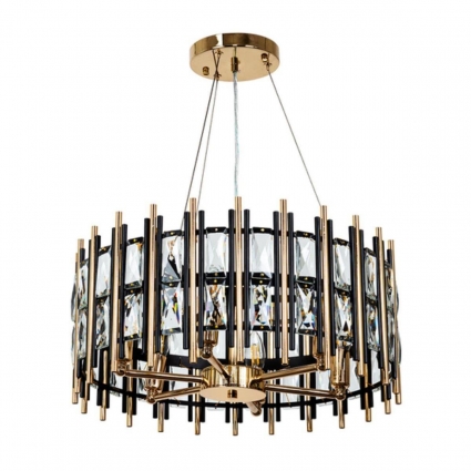 Подвесная люстра Arte Lamp Alruba A1043SP-6BK для гостиной площадью до 18 кв.м.,  в стиле модерн