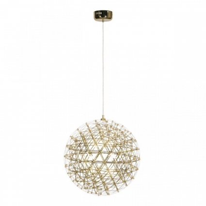 Подвесной светодиодный светильник Loft IT Raimond 9027-61 Gold для гостиной, цвет золотой,  в стиле арт-деко