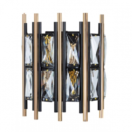 Настенный светильник Arte Lamp Alruba A1043AP-2BK для гостиной площадью до 2.5 кв.м.,  в стиле модерн