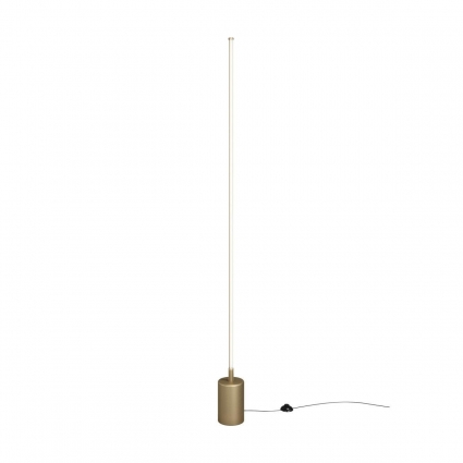 Торшер Maytoni Flow MOD147FL-L20BSK1 для спальни, цвет латунь,  в стиле Хай-тек