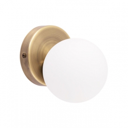 Бра Arte Lamp Bolla-Piccolo A3989AP-1AB для гостиной площадью до 1 кв.м., цвет белый,  в стиле модерн