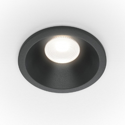 Встраиваемый светодиодный светильник Maytoni Technical Zoom Dim Triac DL034-01-06W3K-D-B для офиса, цвет черный,  в стиле Хай-тек