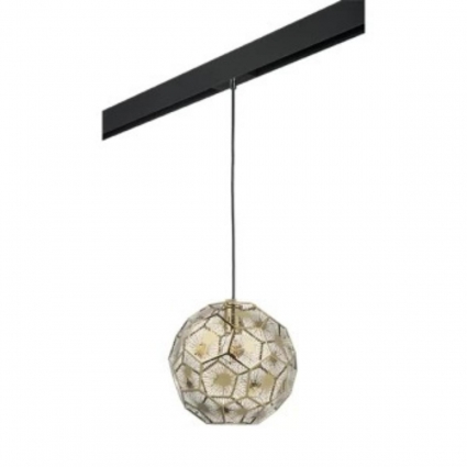 Трековый светильник Lightstar Fermo (724212+595007) PRO724212 для кухни, цвет золотой,  в стиле арт-деко