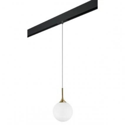 Трековый светильник Lightstar Globo (813022+595007) PRO813022 для кухни, цвет золотой,  в стиле арт-деко
