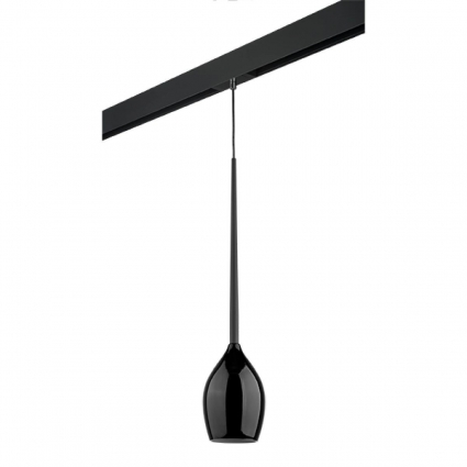 Трековый светильник Lightstar Meta duovo (807117+595007) PRO807117 для кухни, цвет хром,  в стиле арт-деко