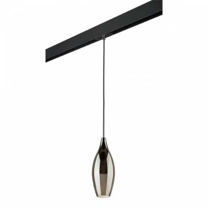 Трековый светильник Lightstar Pentola (803027+595007) PRO803027 для кухни, цвет хром,  в стиле арт-деко