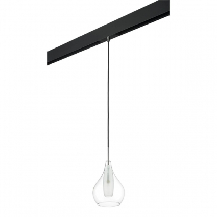 Трековый светильник Lightstar Pentola (803031+595007) PRO803031 для кухни, цвет хром,  в стиле арт-деко