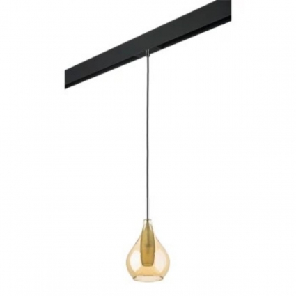 Трековый светильник Lightstar Pentola (803033+595007) PRO803033 для кухни, цвет хром,  в стиле арт-деко