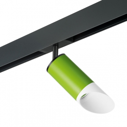 Трековый светильник Lightstar Rullo (214434+595057+201436) PRO43436 для экспозиции, цвет зеленый,  в стиле Хай-тек