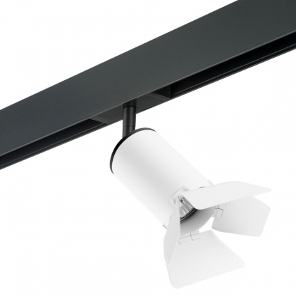 Трековый светильник Lightstar Rullo (214436+595057+202436) PRO436436 для экспозиции, цвет белый,  в стиле Хай-тек